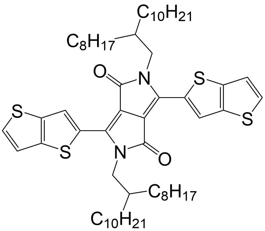 2,5-双（2-辛基十二烷基）-3,6-双（噻吩并[3,2-b]噻吩-2-基）-2,5-二氢吡咯并[3.4-c]吡咯-1,4-二酮(DBTBOD-1)/1270977-94-0